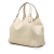 Gucci B Gucci White Ivory Calf Leather Medium Soho Cellarius Tote Italy