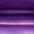 Versace B Versace Purple Dark Purple Calf Leather Greca Goddess Wallet on Chain Italy