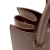 Ferragamo B Ferragamo Brown Nude Calf Leather Gancini Marlene Tote Italy
