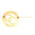 Chanel B Chanel Gold Gold Plated Metal CC Round Brooch France