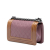 Chanel AB Chanel Pink Lily Goatskin Leather Small Quilted and Patent Duo Boy Flap Italy