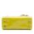 Christian Dior AB Dior Yellow Neon Yellow Patent Leather Leather Mini Patent Cannage Lady Dior Italy