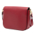 Prada B Prada Red Saffiano Leather Lux Embleme Crossbody Italy