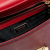 Prada B Prada Red Saffiano Leather Lux Embleme Crossbody Italy