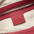 Gucci B Gucci Red Coated Canvas Fabric GG Imprime Boston Italy