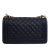 Chanel AB Chanel Blue Navy Caviar Leather Leather Old Medium Quilted Caviar Boy Flap Italy