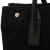 Saint Laurent AB Saint Laurent Black Canvas Fabric Rive Gauche North South Tote Italy