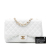 Chanel AB Chanel White Caviar Leather Leather Jumbo Classic Caviar Single Flap Italy