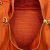 Prada B Prada Orange Nylon Fabric Tessuto Boston Bag Italy