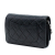 Chanel B Chanel Black Lambskin Leather Leather CC Quilted Lambskin Wallet On Chain Italy