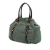 Prada B Prada Green Nylon Fabric Tessuto Canapa Logo Satchel Italy