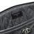 Chanel AB Chanel Black Patent Leather Leather Large Quilted Iridescent Patent O Case Clutch Italy