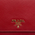 Prada AB Prada Red Saffiano Leather Wallet on Chain Italy
