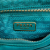 Prada AB Prada Blue Turquoise Nylon Fabric Saffiano Trimmed Tessuto Chain Crossbody Italy