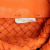 Bottega Veneta B Bottega Veneta Orange Lambskin Leather Leather Large Lambskin Intreccio Cabat Tote Italy