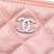 Chanel AB Chanel Pink with White Calf Leather Medium CC Quilted Aged skin Ombre O Case Clutch Italy