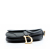 Christian Dior AB Dior Black Calf Leather Mini Grained skin Saddle Bag Italy