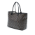 Goyard AB Goyard Black Coated Canvas Fabric Goyardine Saint Louis PM France