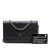 Chanel B Chanel Black Caviar Leather Leather CC Quilted Caviar Wallet on Chain Italy