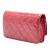 Chanel AB Chanel Red Goatskin Leather Paris Dallas CC Quilted Patent Wallet on Chain Italy