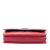 Chanel AB Chanel Red Goatskin Leather Paris Dallas CC Quilted Patent Wallet on Chain Italy