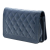 Chanel B Chanel Blue Navy Lambskin Leather Leather Quilted Lambskin Boy Wallet On Chain Italy