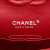 Chanel AB Chanel Red Lambskin Leather Leather Medium Classic Lambskin Double Flap France