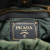 Prada B Prada Green Nylon Fabric Tessuto Gaufre Tote Italy