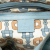 Gucci B Gucci Blue Light Blue Calf Leather Small Guccissima Hysteria Handbag Italy