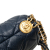 Chanel Blue Mini Quilted Caviar Medallion Charms Drawstring Bucket Bag Italy