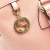 Gucci B Gucci Pink Calf Leather Dollar skin GG Charm Satchel Italy