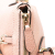 Gucci B Gucci Pink Light Pink Calf Leather Dollar skin GG Charm Satchel Italy