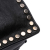 Prada B Prada Black Calf Leather Glace Studded Etiquette Tote Italy