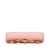 Miu Miu B Miu Miu Pink Goatskin Leather Madras Crystal Studded Clutch Turkey