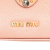 Miu Miu B Miu Miu Pink Goatskin Leather Madras Crystal Studded Clutch Turkey
