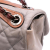 Chanel B Chanel Gray Light Gray with Brown Calf Leather Jumbo Iridescent skin In The Mix Flap Italy