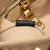 Prada AB Prada Brown Beige Canvas Fabric Canapa Studded Vernice Clutch Italy
