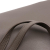 Saint Laurent B Saint Laurent Gray Dark Gray Calf Leather Large East West Shopping Tote Italy