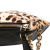 Dolce&Gabbana B Dolce & Gabbana Brown with Black Pony Hair Natural Material Leopard Print Chain Tote Italy