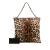 Dolce&Gabbana B Dolce & Gabbana Brown with Black Pony Hair Natural Material Leopard Print Chain Tote Italy