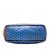 Goyard B Goyard Blue Coated Canvas Fabric Goyardine Reversible Pertuis PM France