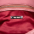 Miu Miu B Miu Miu Pink Lily Nappa Leather Leather Matelasse Nappa Crystal Chain Satchel Italy