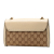 Gucci B Gucci Brown Beige Canvas Fabric Small GG Emily Crossbody Italy