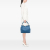 Prada B Prada Blue Light Blue Calf Leather Vitello Daino Hobo Italy