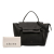 Celine B Celine Black Calf Leather Mini Grained skin Belt Satchel Italy