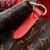 Louis Vuitton AB Louis Vuitton Brown with Red Monogram Canvas Fabric Monogram Braided Neonoe MM France