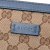 Gucci B Gucci Brown Beige with Blue Canvas Fabric GG Convertible Tote Italy