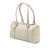 Gucci B Gucci White Ivory Calf Leather Guccissima Abbey D Ring Boston Bag Italy
