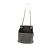 Chanel B Chanel Black with White Off White Mesh Fabric CC and Calfskin Bucket Bag Italy