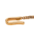 Chanel B Chanel Gold with White Pearl Gold Plated Metal Faux Pearl CC Pendant Necklace France